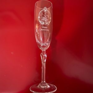 1995 Precious Moments Happy Anniversary glass